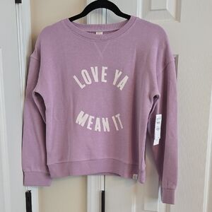 Treasure & Bond Lilac Crew Neck Sweater